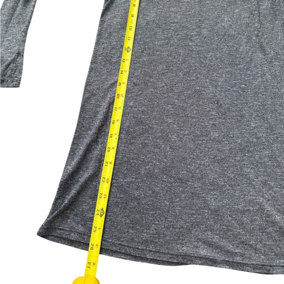 Michael Stars O/S  Grey Brooklyn jersey long sleeve shirt One Size - Picture 5 of 9